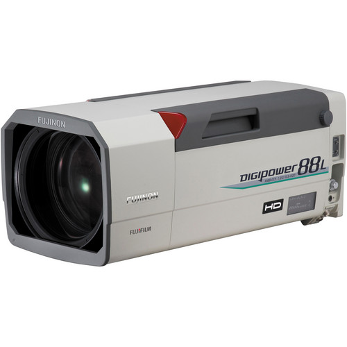 The Fujinon XA88X12.5has a focal length of 8.8-777mm, for a tremendous 88x optical zoom ratio.