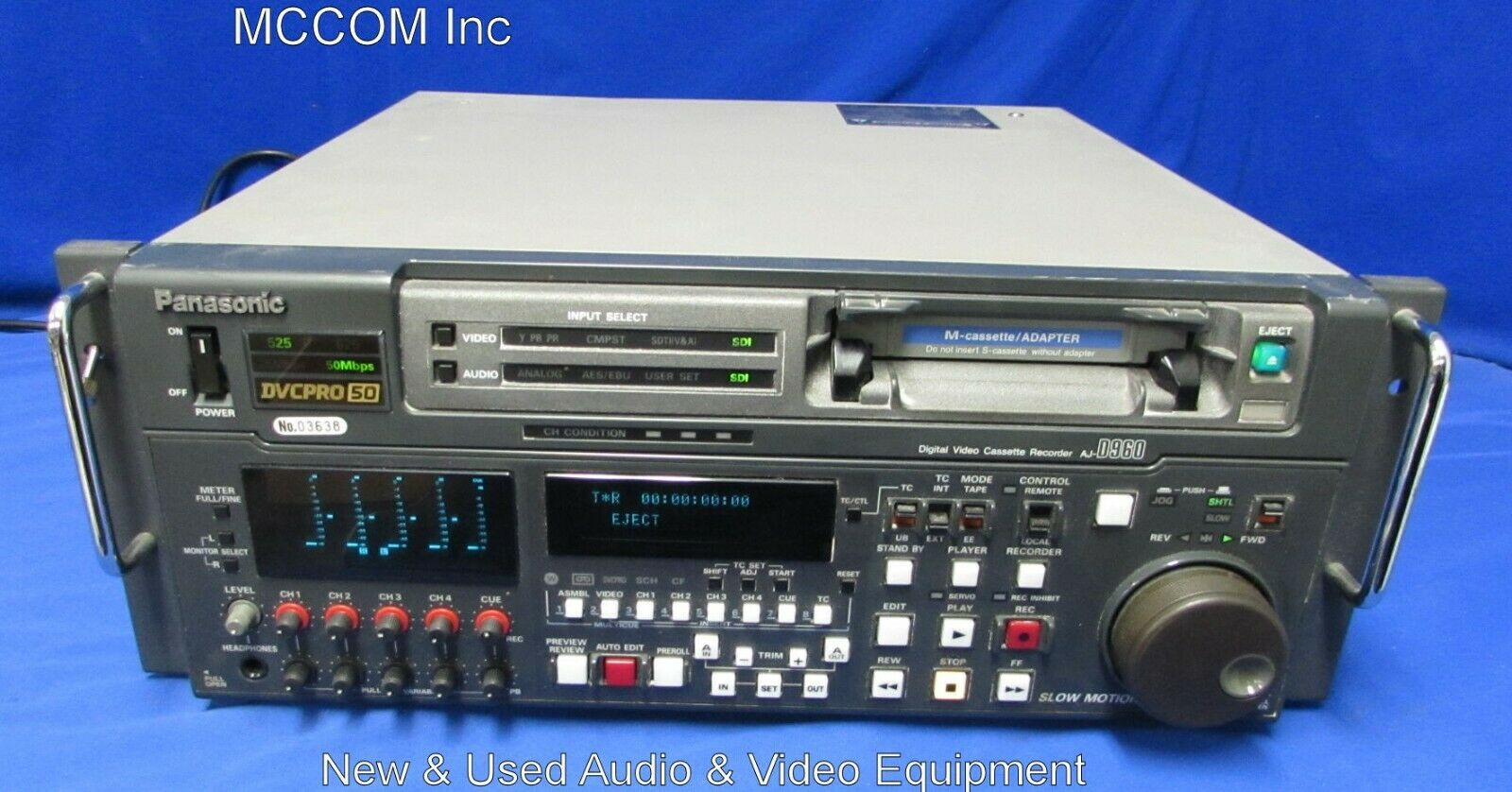 1 Jahr Garantie Panasonic AJ-D950 DVCPRO50 DVCPRO Recorder Studiogerät 
