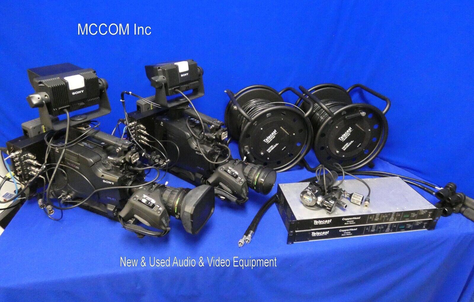 Sony PDW-F355 XDCAM HD Studio Cameras Qty 2