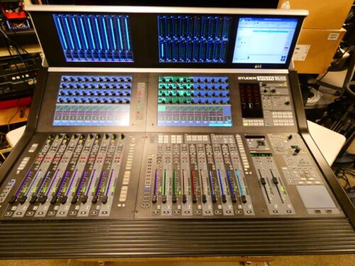 Studer Vista 1 Black Edition Mixing Console w/ TFT Meterbridge & Studer Stagebox.