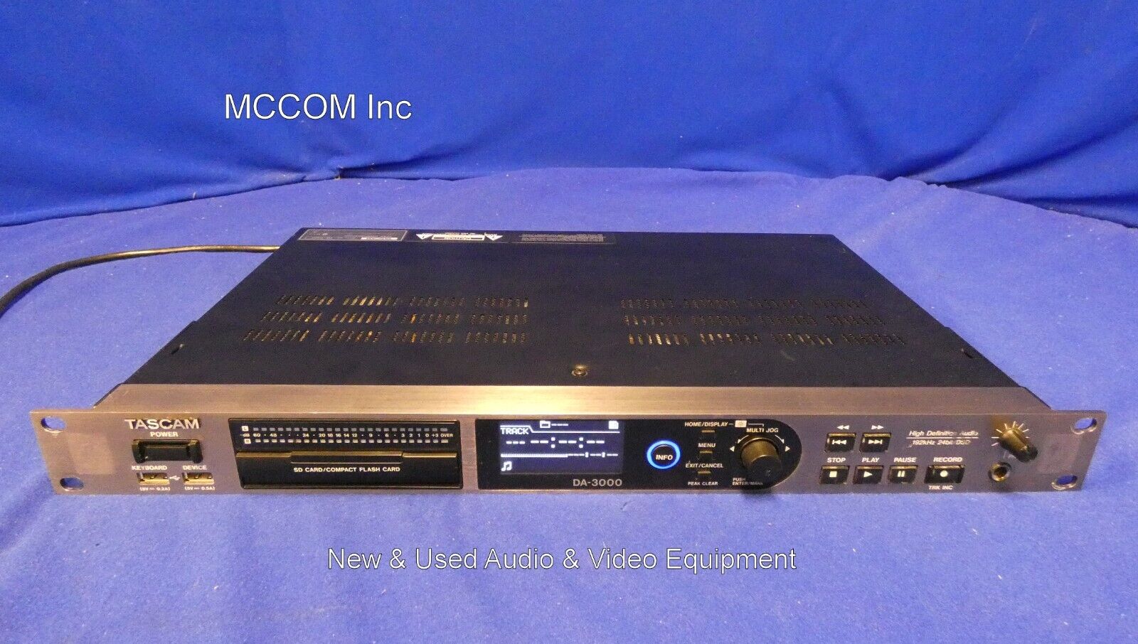 Tascam DA-3000 Stereo Master Recorder/ ADDA Converter