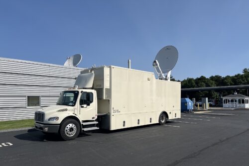 Production Satellite Truck Gerling Built Freightliner 2009 Model:M2106