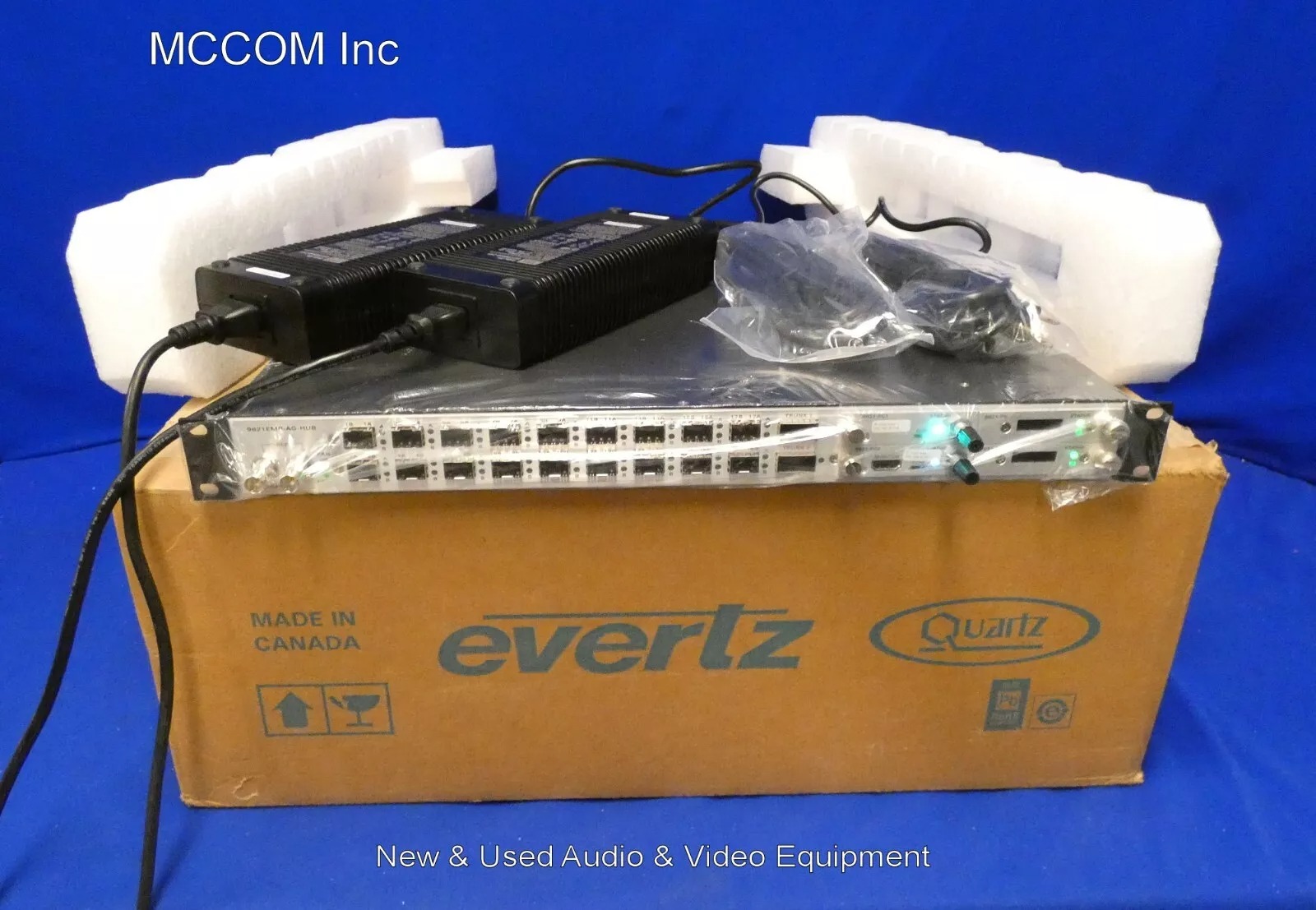Evertz 9821EMR-AG-HUB EMR Audio Gateway w/ 9821EMR-IO-Dante-64
