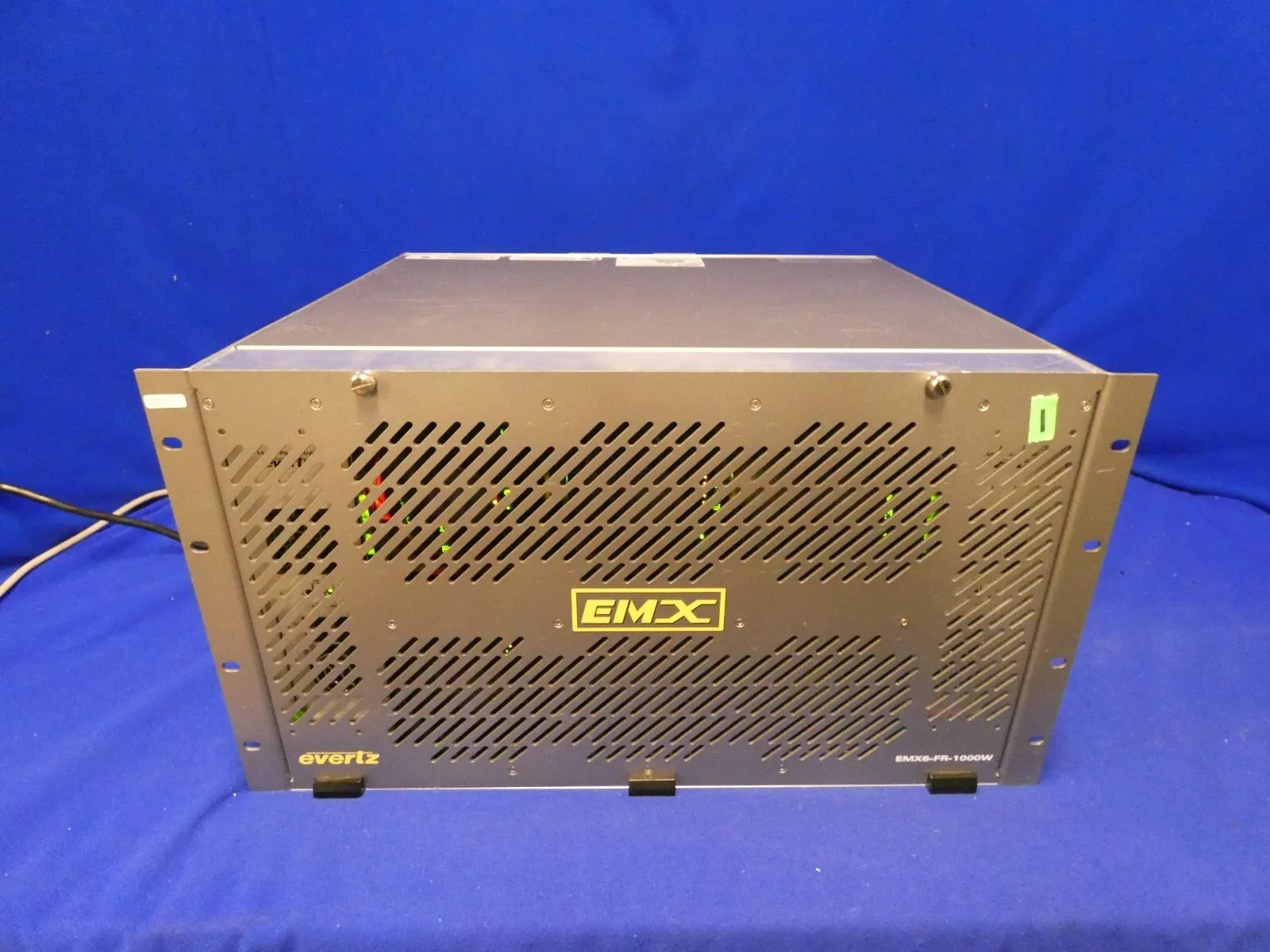 Evertz EMX6 Frame w/ 2-EMR-ADMX-16x16A, 2-EMR-IP48-AESU